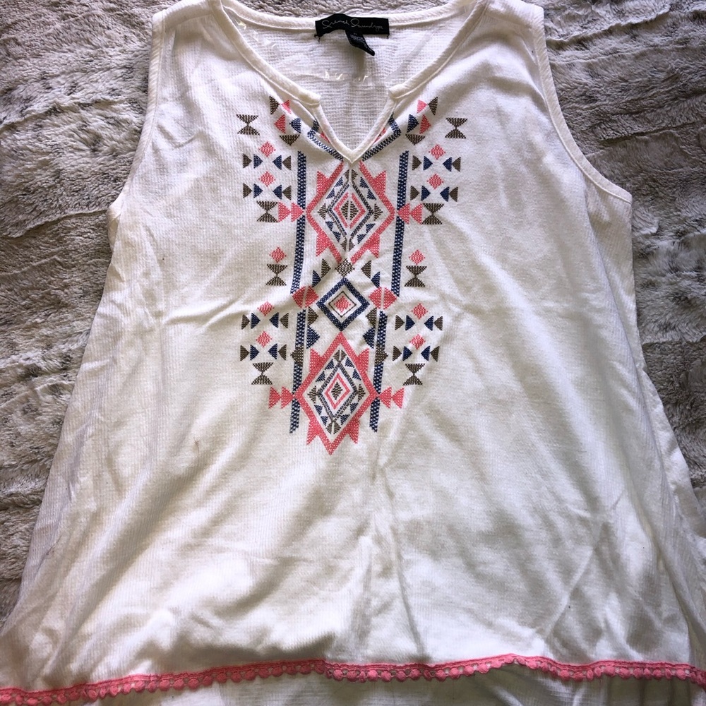pattern tank top